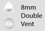 Oticon Mini Fit Hearing Aid Domes (2 Pack)
