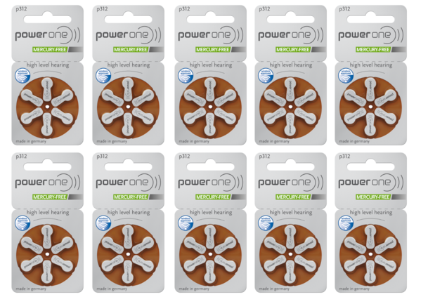 Power One 312 Hearing Aid Batteries
