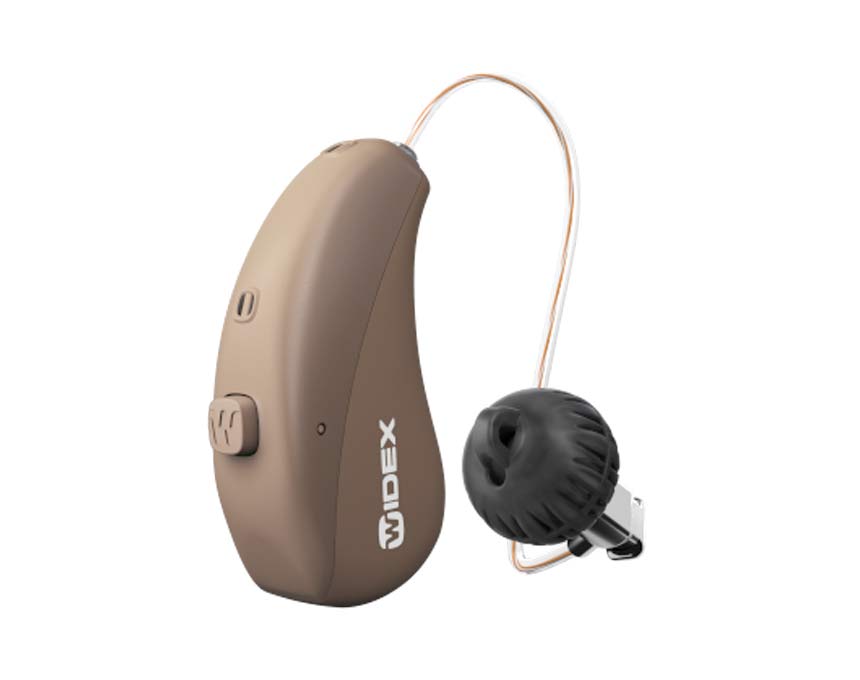 Widex Moment 440 mRic R D rechargeable hearing aid (Includes Charger)